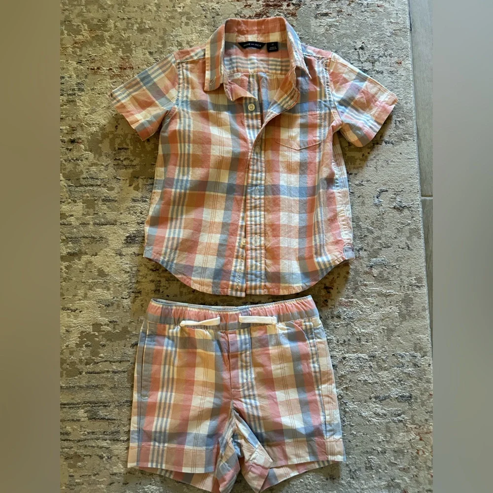 Janie and Jack toddler boy matching set - Picture 2 of 4